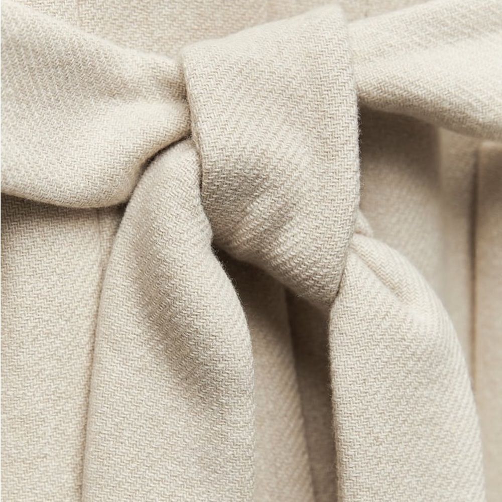 ZARA MINIMALIST COAT WITH MANTECO WOOL ZW COLLECTION - Picture 10 of 15